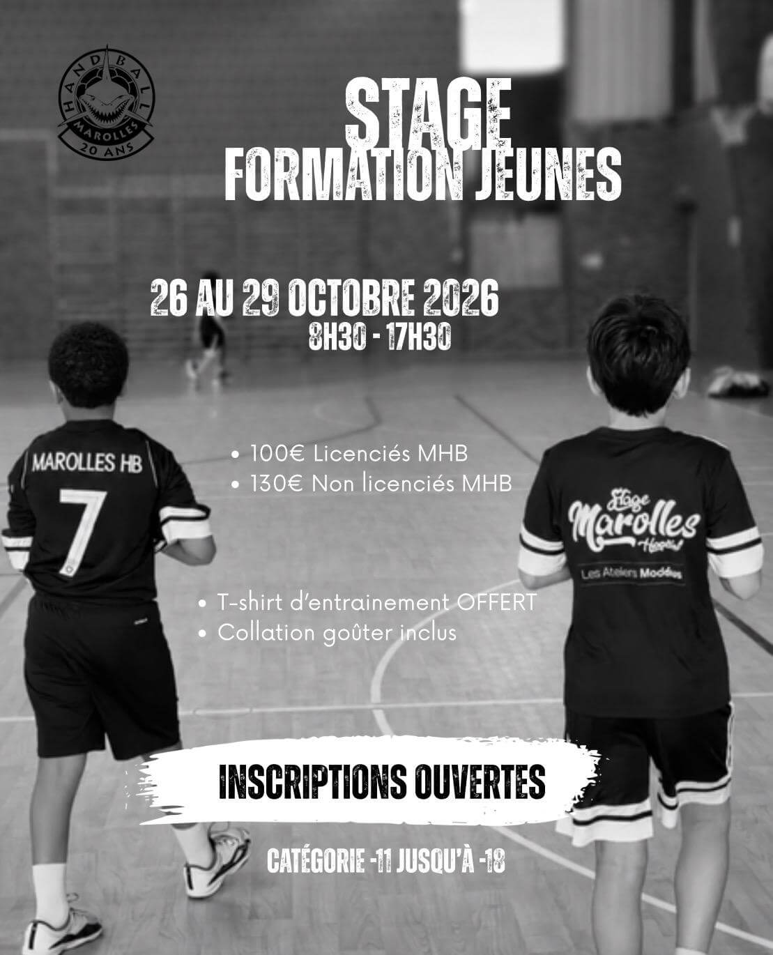 Inscription Stage Formation Jeunes